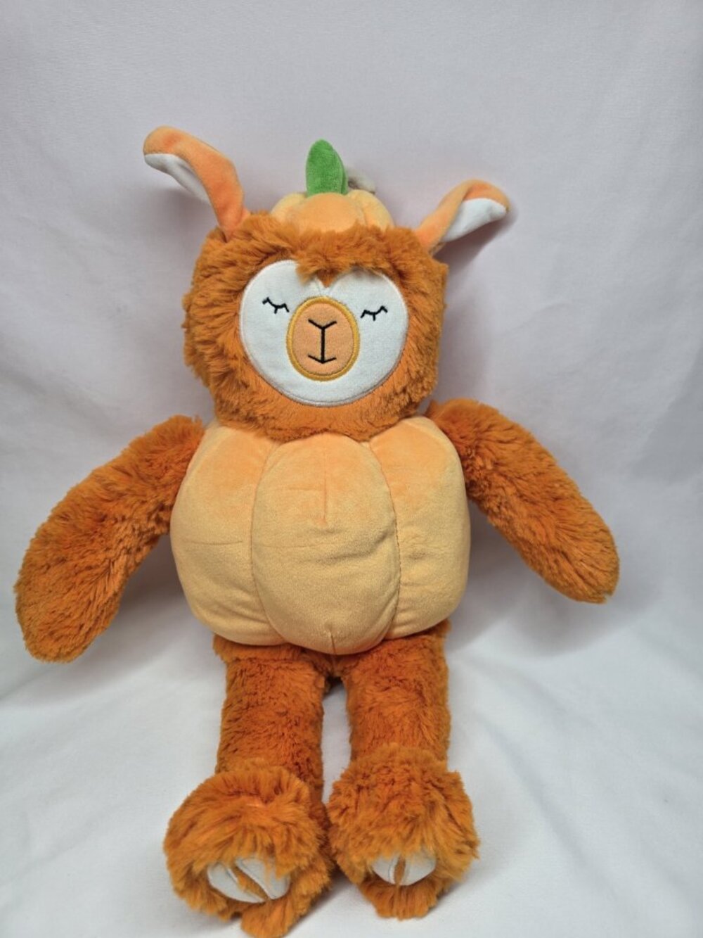 Slumberkins Pumpkin Alpaca Plush Halloween Stuffed Animal Toy